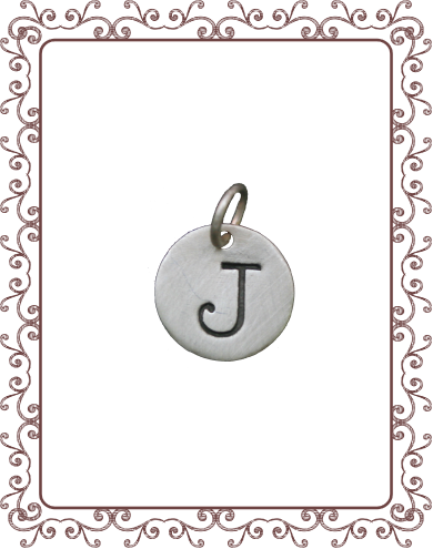 small charm 1-C: small silver disc
