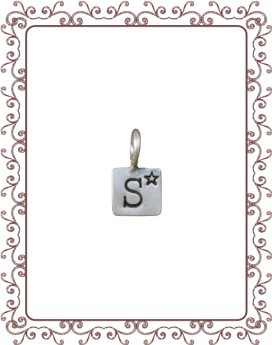 square 1-A: 3/8" silver simple square